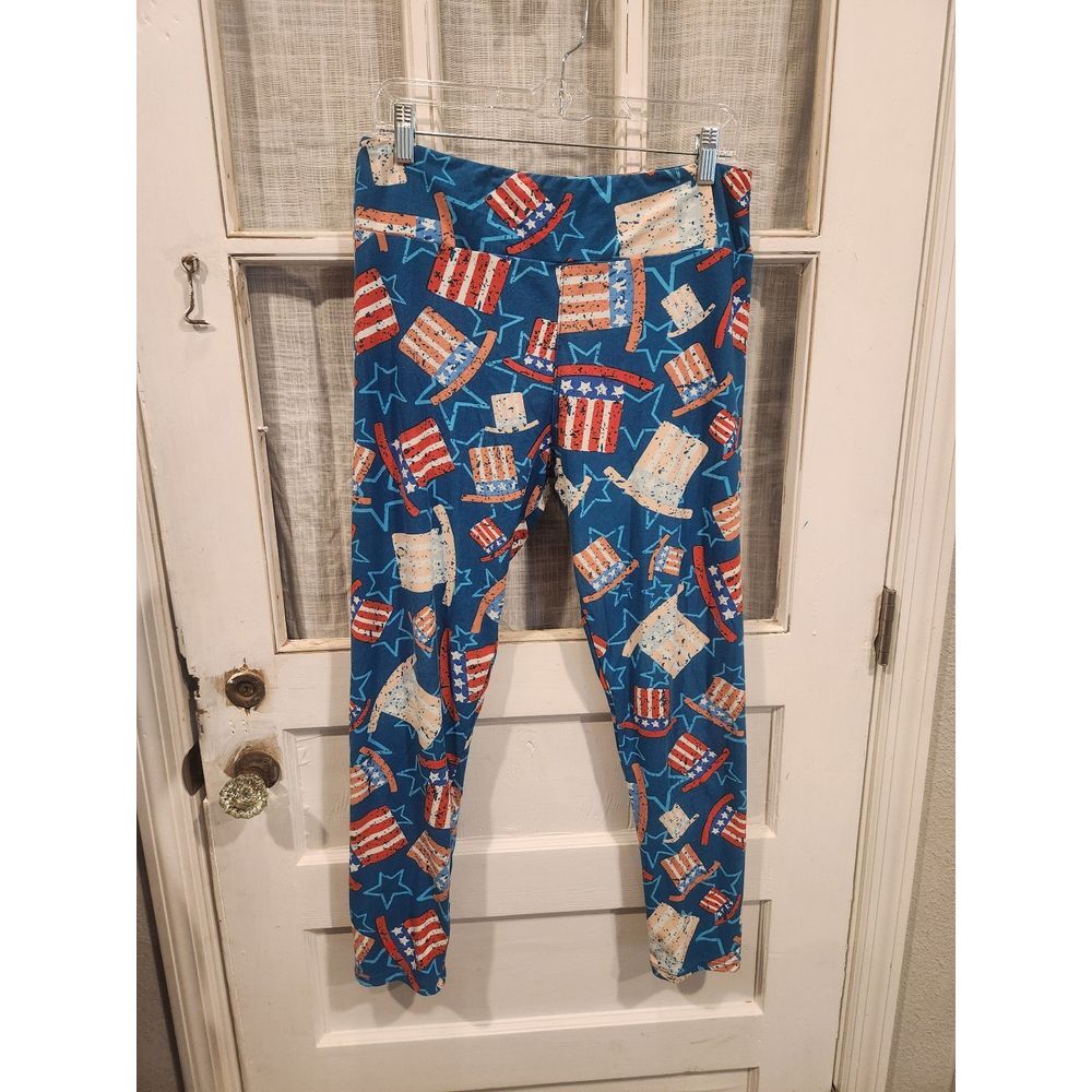 Lularoe TC Patriotic 4th‎ of July Themed Leggings